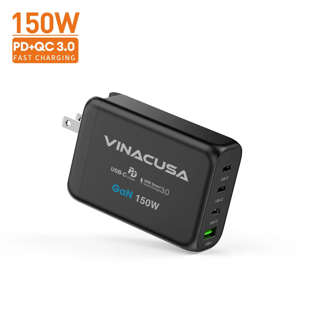 Sạc Nhanh 150W – Adapter GaN Vinacusa PD-100PT Super Fast Charger Type C - Ảnh 2