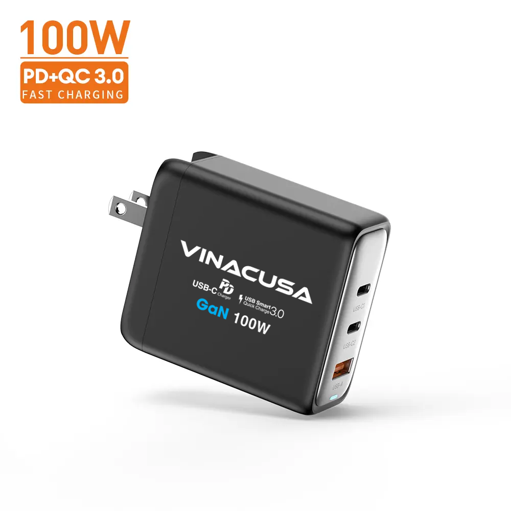 Sạc Nhanh 100W – Adapter GaN Vinacusa PD-099PT Super Fast Charger Type C - Ảnh 3