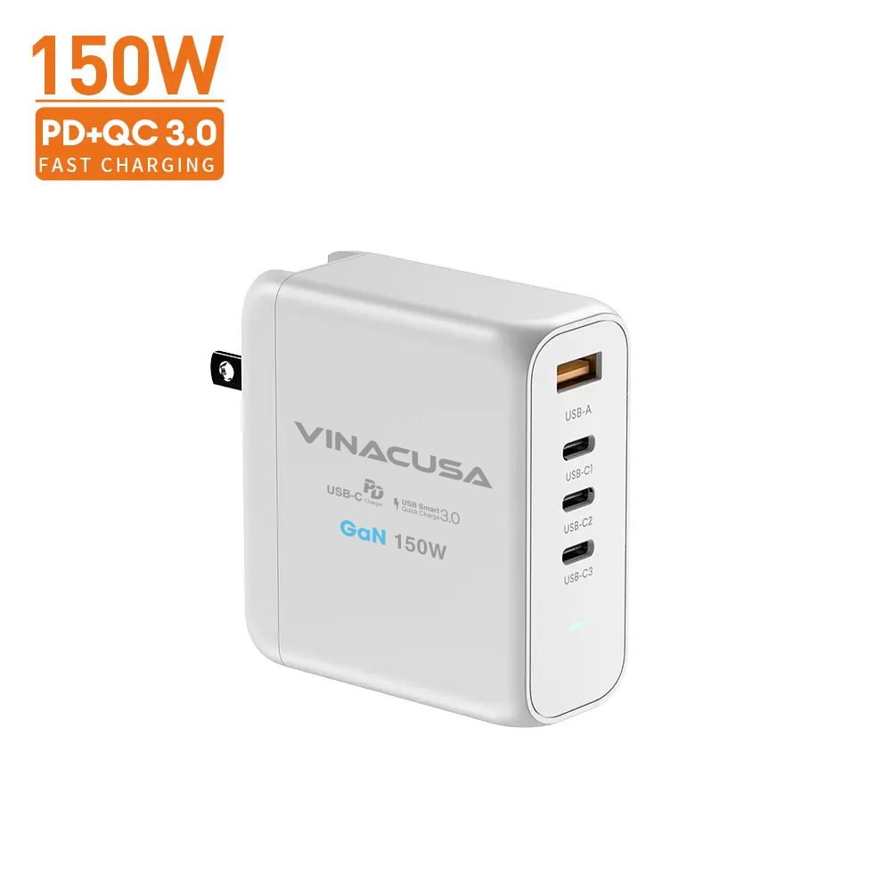 Sạc Nhanh 150W – Adapter GaN Vinacusa PD-103PT Super Fast Charger Type C - Ảnh 3