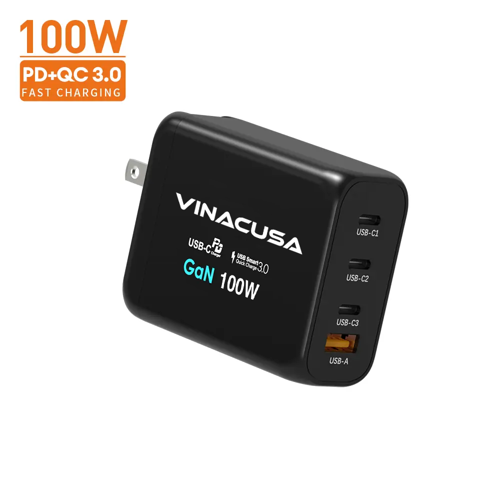 Sạc Nhanh 100W – Adapter GaN Vinacusa PD-063 Super Fast Charger Type C - Ảnh 3
