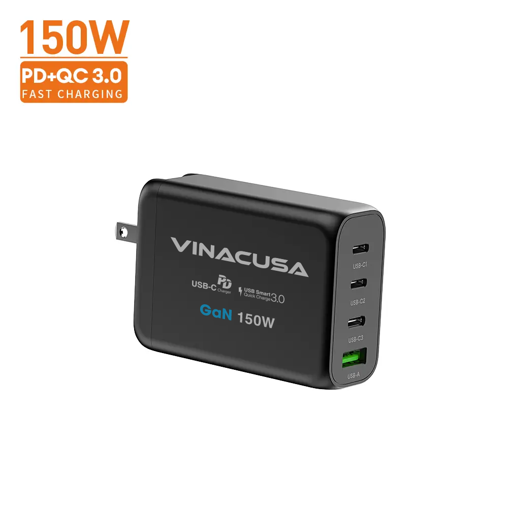 Sạc Nhanh 150W – Adapter GaN Vinacusa PD-100PT Super Fast Charger Type C - Ảnh 3