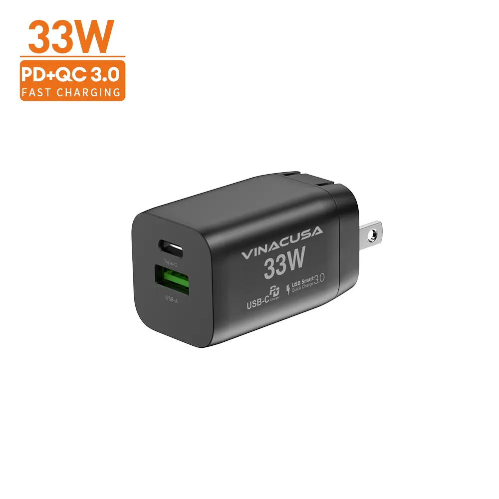 Sạc Nhanh 33W – Adapter GaN Vinacusa V3311B Super Fast Charger Type C - Ảnh 2