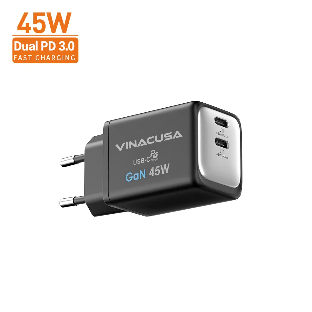 Sạc Nhanh 45W – Adapter GaN Vinacusa PD-092CC Super Fast Charger Type C - Ảnh 3